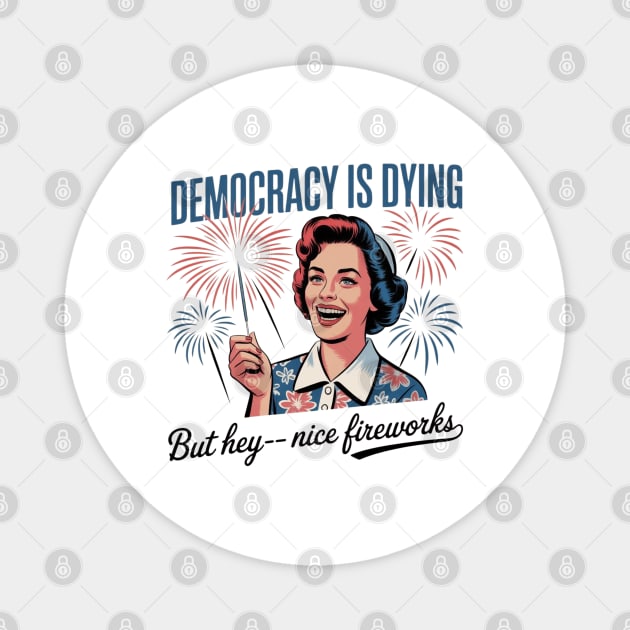 july-4th Magnet by Creatifly Graphic Tees
